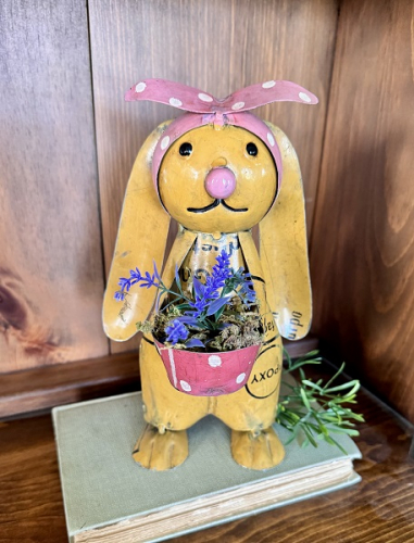 OLIVIA BUNNY W/BASKET *NEW* AVAIL JAN 2026